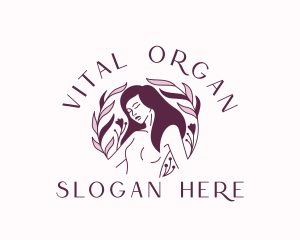 Woman Organic Skincare logo design