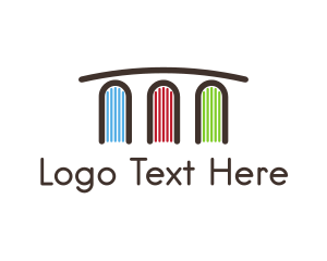 Bridge - Book Bridge Learning logo design