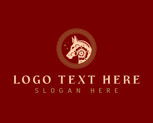 Zodiac - Chinese Zodiac Horse logo design
