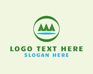 River - Agricultural Lake Forest logo design