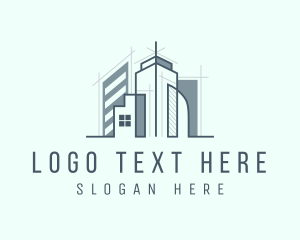 Cityscape - Skyline Building Architecture logo design