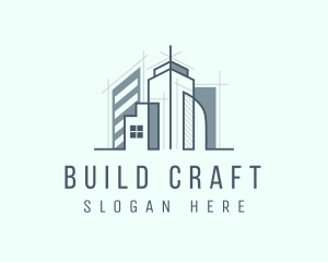 Skyline Building Architecture logo design