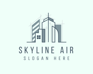 Skyline Building Architecture logo design