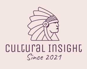 Native Tribal Chieftain logo design