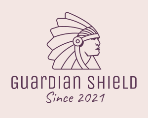Masculine - Native Tribal Chieftain logo design