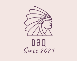 Costume - Native Tribal Chieftain logo design