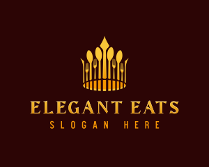 Dinnerware - Crown Restaurant Catering logo design