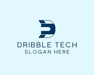 Tech Software Letter D logo design