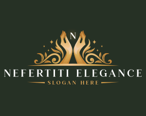 Luxury Hand Wellness logo design