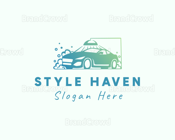 Automotive Car Cleaning Logo