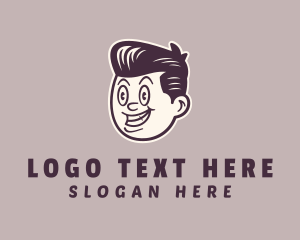 Retro Comic Guy Logo