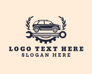 Cog - Cog Car Mechanic Wrench logo design