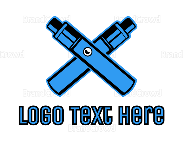 Blue Mechanical Vape Logo