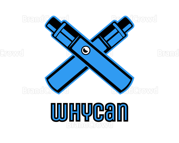 Blue Mechanical Vape Logo