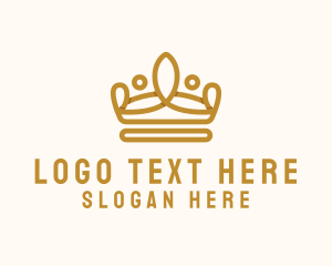 Gold - Beauty Pageant Crown logo design