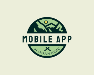 Outdoor Forest Mountain  Logo