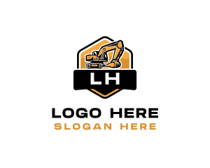 Construction - Construction Excavator Mining logo design