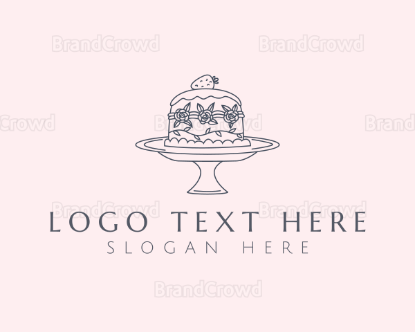 Flower Cake Decor Logo