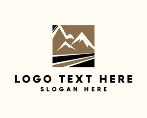 Tourist - Mountain Road Highway logo design
