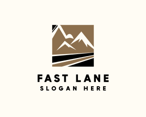 Mountain Road Highway logo design