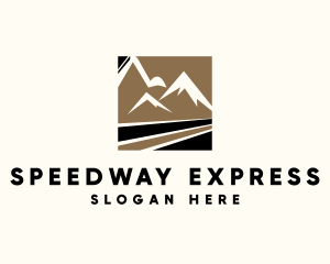 Highway - Mountain Road Highway logo design