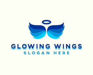 Heavenly Archangel Wings logo design