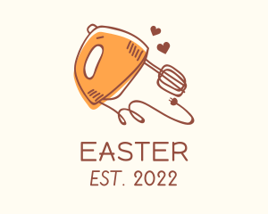 Doodle - Heart Baking Tool logo design