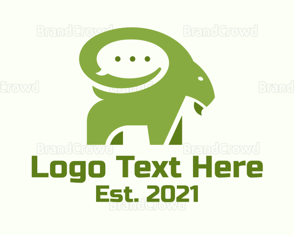 Green Ram Chat Logo