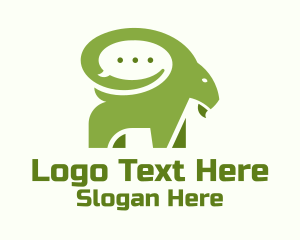Green Ram Chat Logo