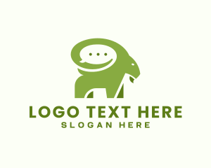 Ram - Ram Chat Goat logo design