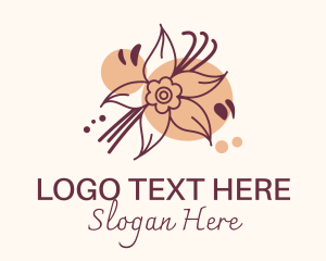 Cinnamon Flower Spice Logo