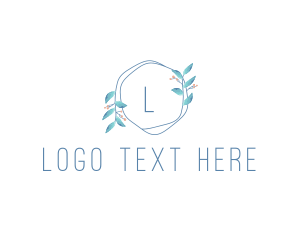 Organic Floral Feminine Cosmetics Logo