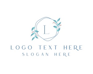 Herb - Organic Floral Feminine Cosmetics logo design