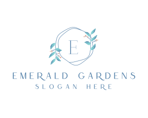 Organic Floral Feminine Cosmetics logo design