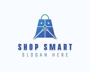 Shopping - Online Shopping Bag logo design