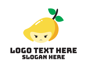 Angry - Angry Mango Mascot logo design