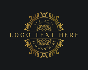 Luxury Deluxe Royalty Ornament Logo