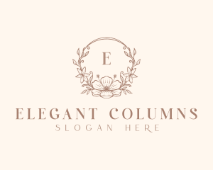 Elegant Floral Boutique logo design