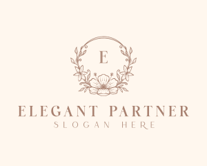 Elegant Floral Boutique logo design