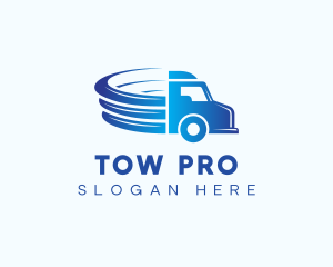 Tow - Automotive Truck Shipping logo design