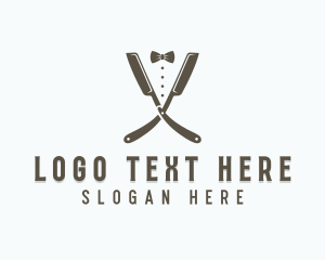 Grooming - Barber Razor Barbershop logo design