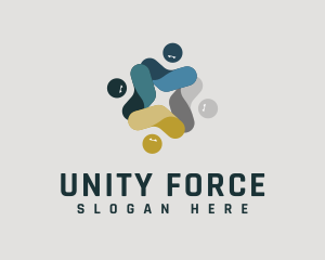 Cooperation - People Group Community logo design