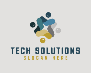 Solutions - People Group Community logo design