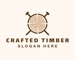 Woodwork - Carpentry Wood Woodworking logo design