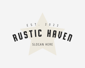 Hipster Star Company logo design