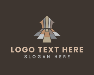 Upgrade House Tile Decoration logo design