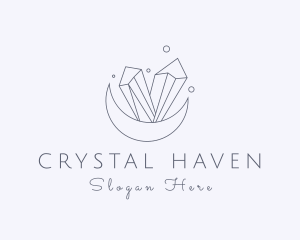 Gemstone Moon Jewelry logo design