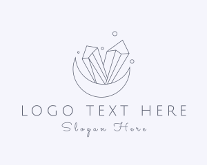 Moon - Gemstone Moon Jewelry logo design