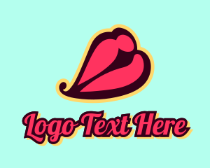 Beauty Vlogger - Beauty Lips Cosmetics logo design