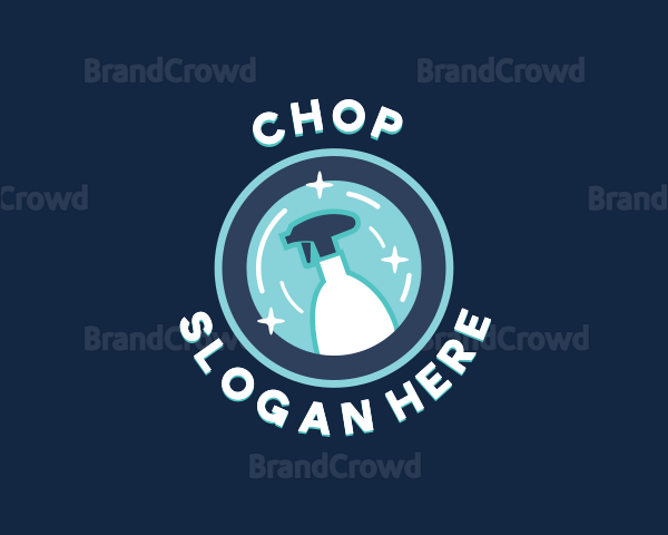 Cleaner Spray Housekeeper Logo